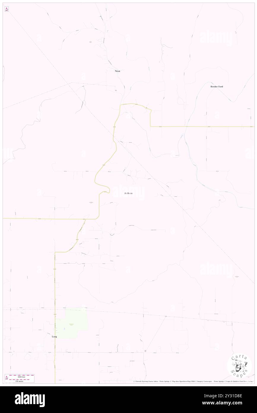 Belfonte, Sequoyah County, Stati Uniti, Oklahoma, N 35 32' 39'', S 94 33' 17'', MAP, Cartascapes Map pubblicata nel 2024. Esplora Cartascapes, una mappa che rivela i diversi paesaggi, culture ed ecosistemi della Terra. Viaggia attraverso il tempo e lo spazio, scoprendo l'interconnessione del passato, del presente e del futuro del nostro pianeta. Foto Stock