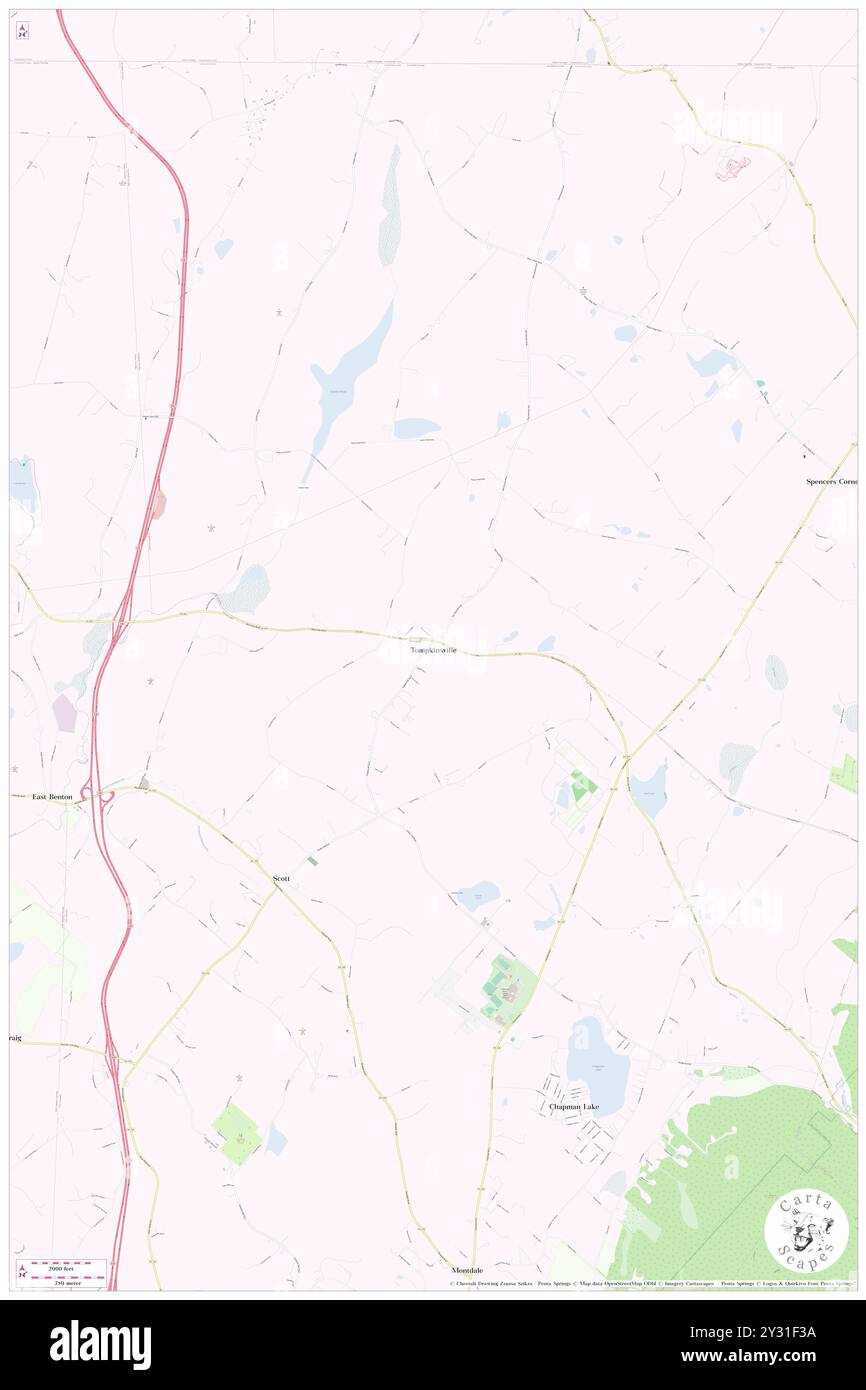 Tompkinsville, Lackawanna County, Stati Uniti, Pennsylvania, N 41 35' 23'', S 75 36' 50'', mappa, Cartascapes Map pubblicata nel 2024. Esplora Cartascapes, una mappa che rivela i diversi paesaggi, culture ed ecosistemi della Terra. Viaggia attraverso il tempo e lo spazio, scoprendo l'interconnessione del passato, del presente e del futuro del nostro pianeta. Foto Stock