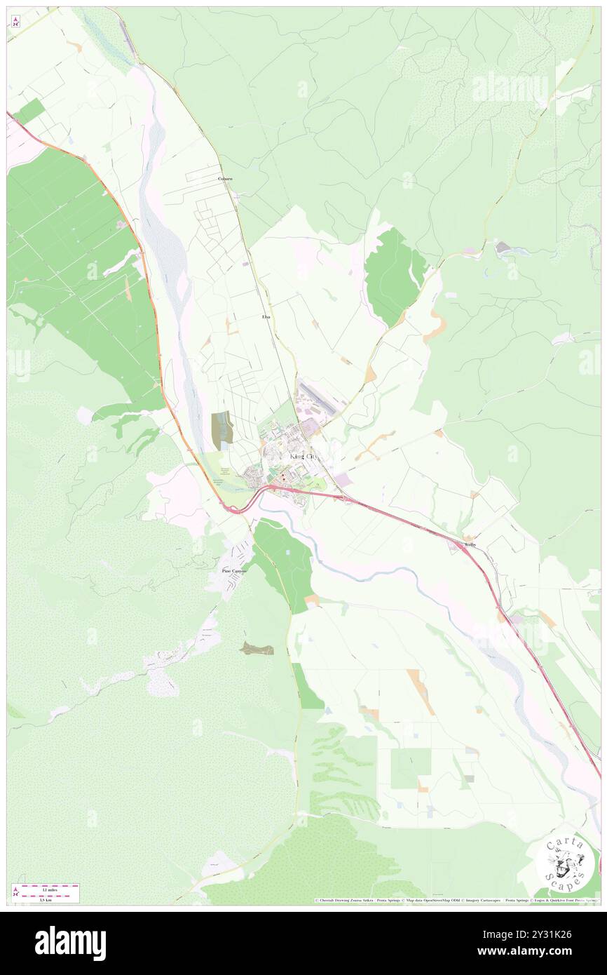 King City, Monterey County, Stati Uniti, Stati Uniti, California, N 36 12' 45'', S 121 7' 33'', MAP, Cartascapes Map pubblicata nel 2024. Esplora Cartascapes, una mappa che rivela i diversi paesaggi, culture ed ecosistemi della Terra. Viaggia attraverso il tempo e lo spazio, scoprendo l'interconnessione del passato, del presente e del futuro del nostro pianeta. Foto Stock