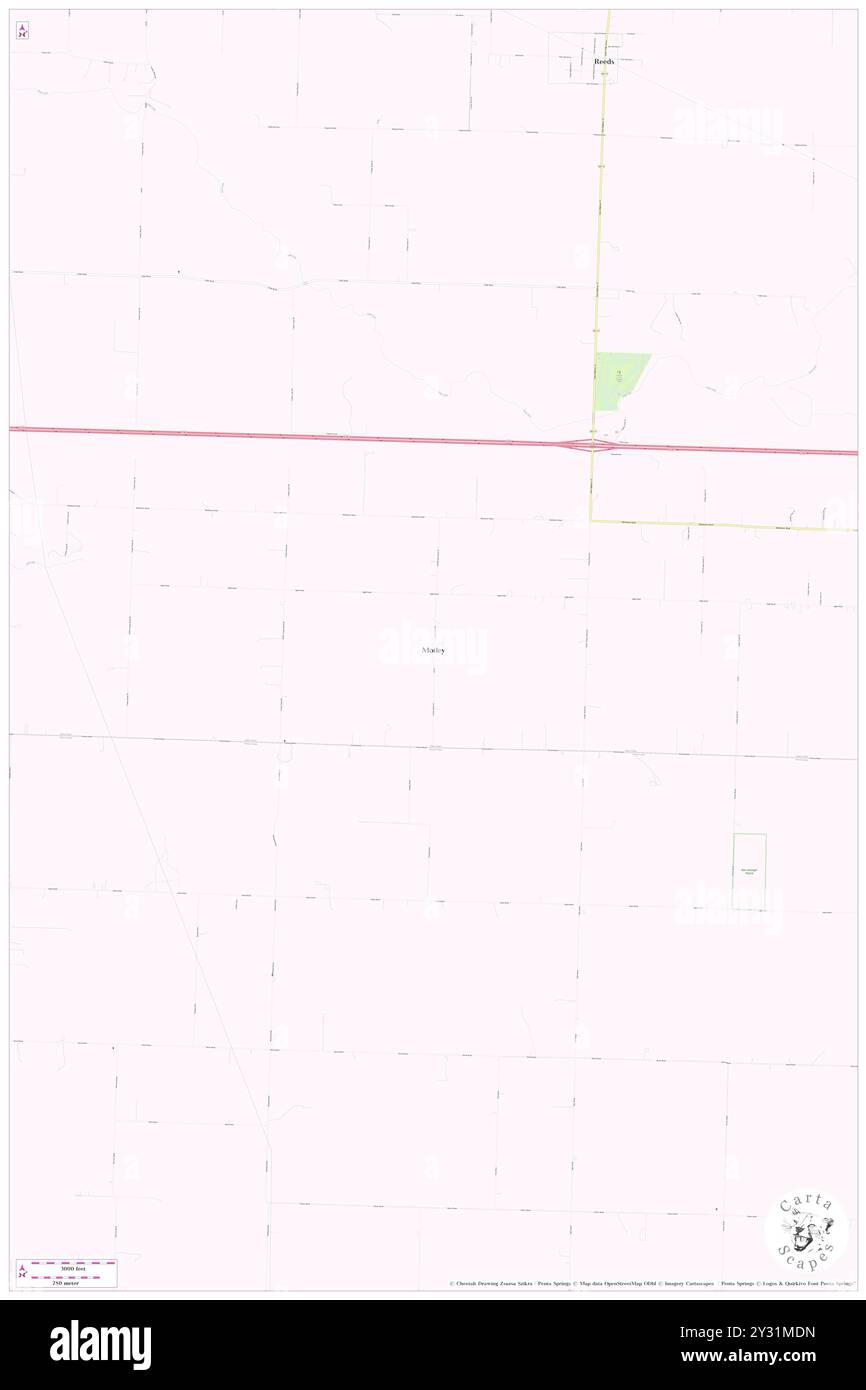 Motley, Jasper County, Stati Uniti, Stati Uniti, Missouri, N 37 3' 37'', S 94 11' 9'', MAP, Cartascapes Map pubblicata nel 2024. Esplora Cartascapes, una mappa che rivela i diversi paesaggi, culture ed ecosistemi della Terra. Viaggia attraverso il tempo e lo spazio, scoprendo l'interconnessione del passato, del presente e del futuro del nostro pianeta. Foto Stock