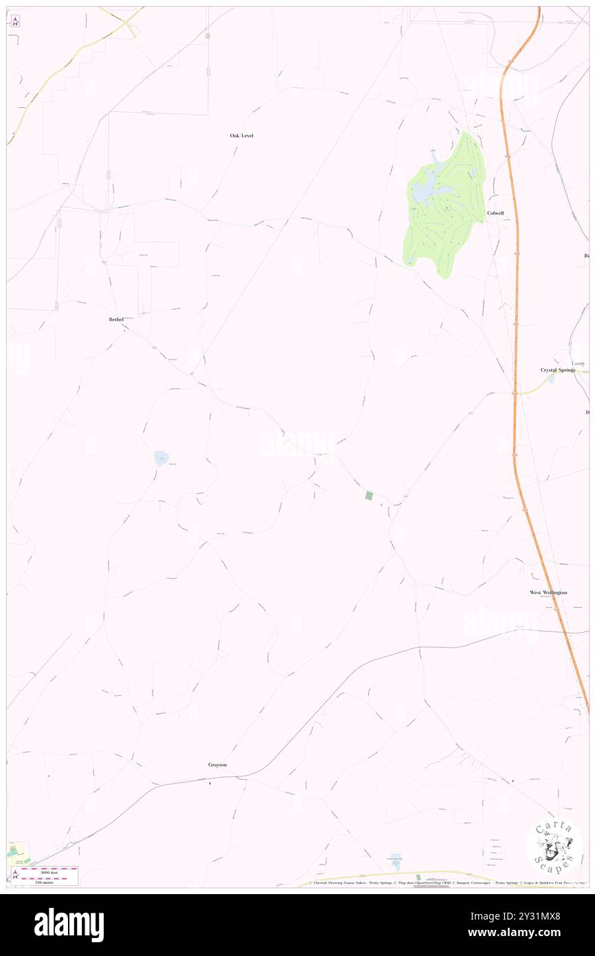 Peeks Hill (località storica), Calhoun County, Stati Uniti, Alabama, N 33 50' 44'', S 85 57' 11'', MAP, Cartascapes Map pubblicata nel 2024. Esplora Cartascapes, una mappa che rivela i diversi paesaggi, culture ed ecosistemi della Terra. Viaggia attraverso il tempo e lo spazio, scoprendo l'interconnessione del passato, del presente e del futuro del nostro pianeta. Foto Stock