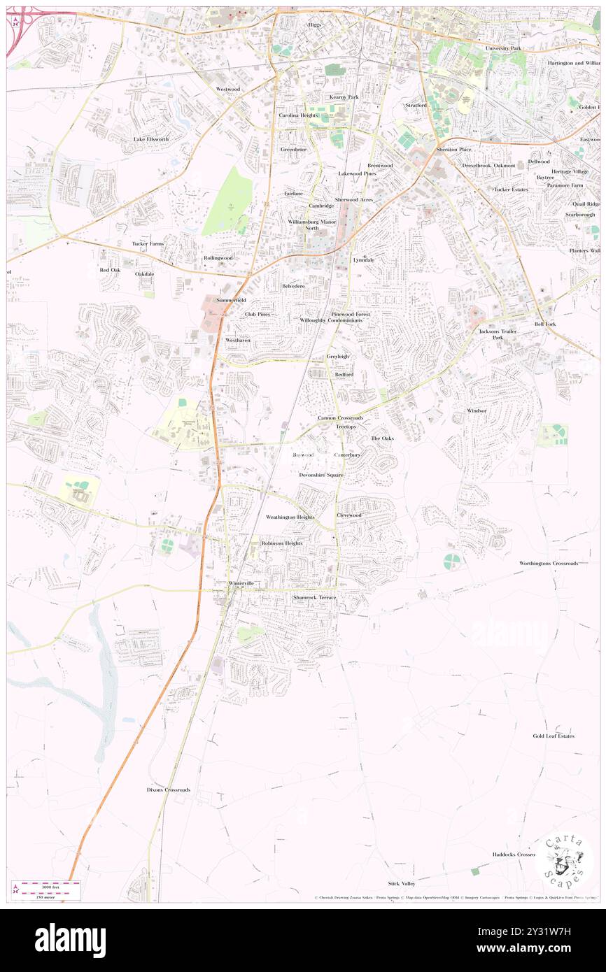 Baywood, Pitt County, Stati Uniti, Stati Uniti, Carolina del Nord, N 35 32' 48'', S 77 23' 25'', MAP, Cartascapes Map pubblicata nel 2024. Esplora Cartascapes, una mappa che rivela i diversi paesaggi, culture ed ecosistemi della Terra. Viaggia attraverso il tempo e lo spazio, scoprendo l'interconnessione del passato, del presente e del futuro del nostro pianeta. Foto Stock