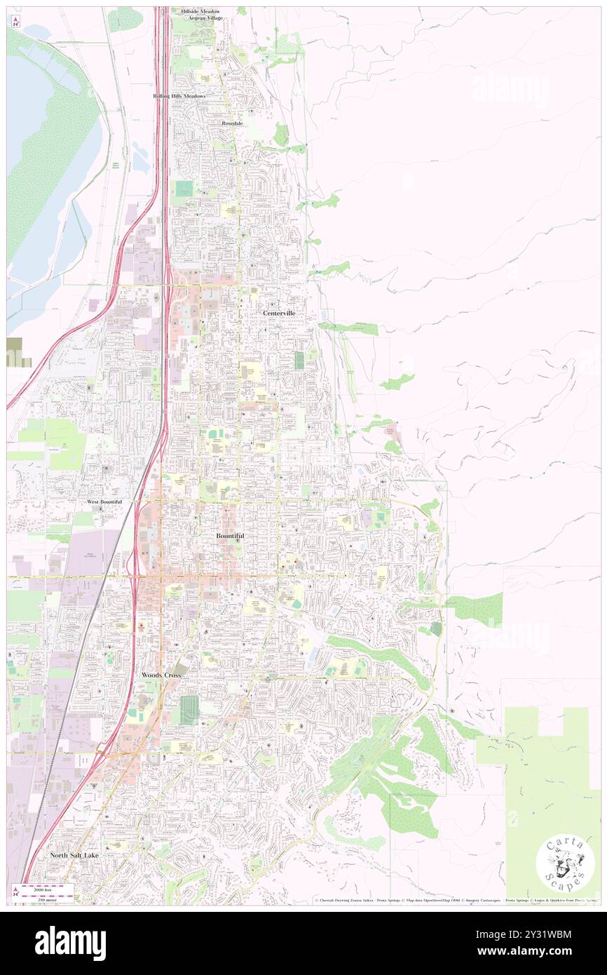 Hillside, Davis County, Stati Uniti, Stati Uniti, Utah, N 40 53' 58'', S 111 52' 4'', MAP, Cartascapes Map pubblicata nel 2024. Esplora Cartascapes, una mappa che rivela i diversi paesaggi, culture ed ecosistemi della Terra. Viaggia attraverso il tempo e lo spazio, scoprendo l'interconnessione del passato, del presente e del futuro del nostro pianeta. Foto Stock