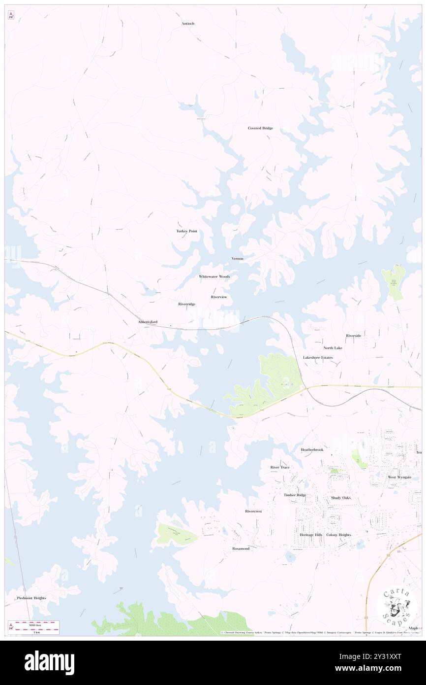 Briarcreek Estates, Troup County, Stati Uniti, Georgia, N 33 2' 51'', S 85 9' 49'', MAP, Cartascapes Map pubblicata nel 2024. Esplora Cartascapes, una mappa che rivela i diversi paesaggi, culture ed ecosistemi della Terra. Viaggia attraverso il tempo e lo spazio, scoprendo l'interconnessione del passato, del presente e del futuro del nostro pianeta. Foto Stock