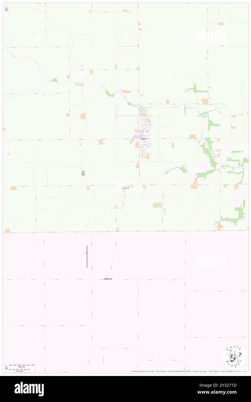 Archie, Vermilion County, Stati Uniti, Illinois, N 39 53' 39'', S 87 49' 42'', MAP, Cartascapes Map pubblicata nel 2024. Esplora Cartascapes, una mappa che rivela i diversi paesaggi, culture ed ecosistemi della Terra. Viaggia attraverso il tempo e lo spazio, scoprendo l'interconnessione del passato, del presente e del futuro del nostro pianeta. Foto Stock