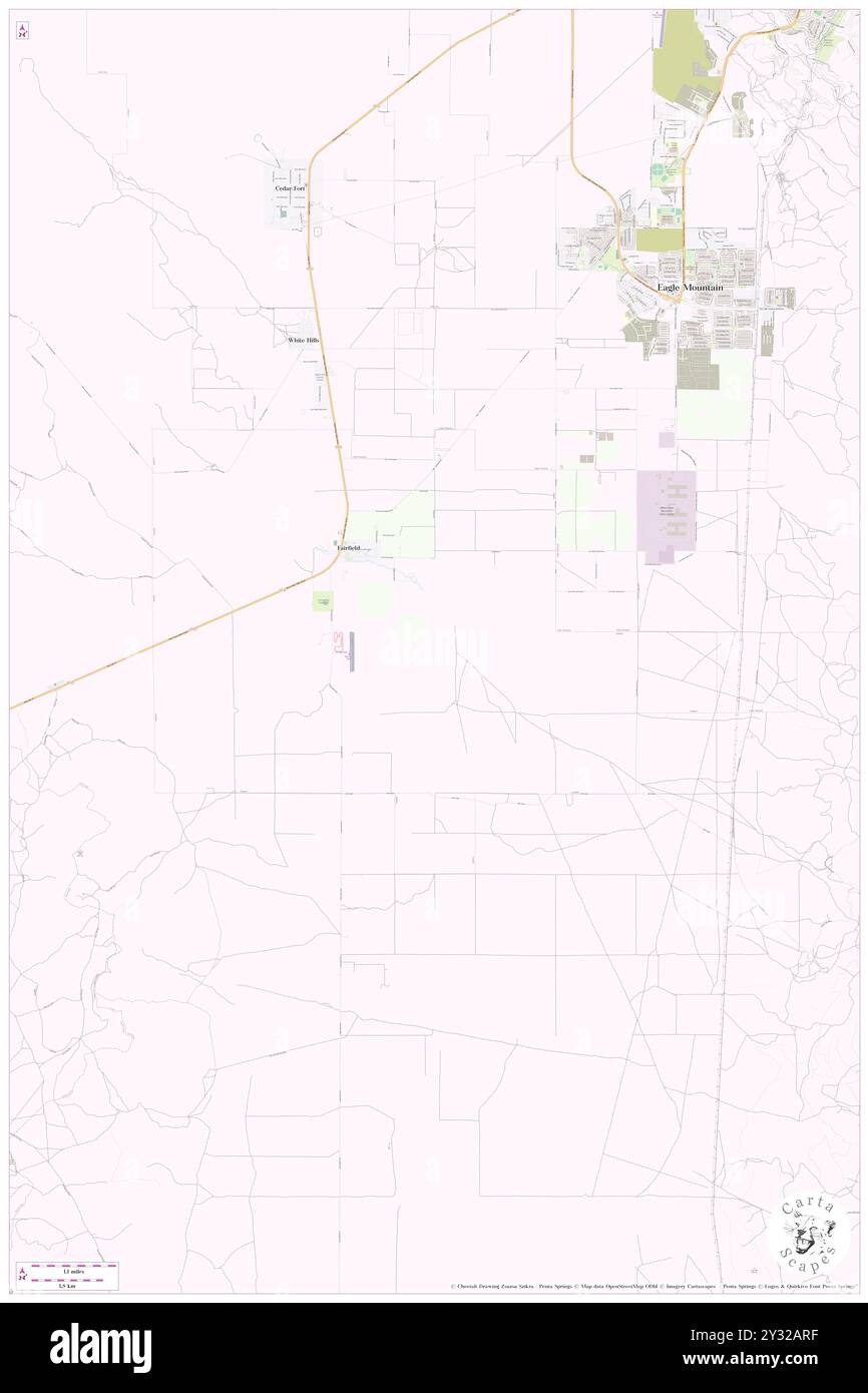 Fairfield, Salt Lake County, Stati Uniti, Stati Uniti, Utah, N 40 46' 42'', S 111 55' 54'', MAP, Cartascapes Map pubblicata nel 2024. Esplora Cartascapes, una mappa che rivela i diversi paesaggi, culture ed ecosistemi della Terra. Viaggia attraverso il tempo e lo spazio, scoprendo l'interconnessione del passato, del presente e del futuro del nostro pianeta. Foto Stock