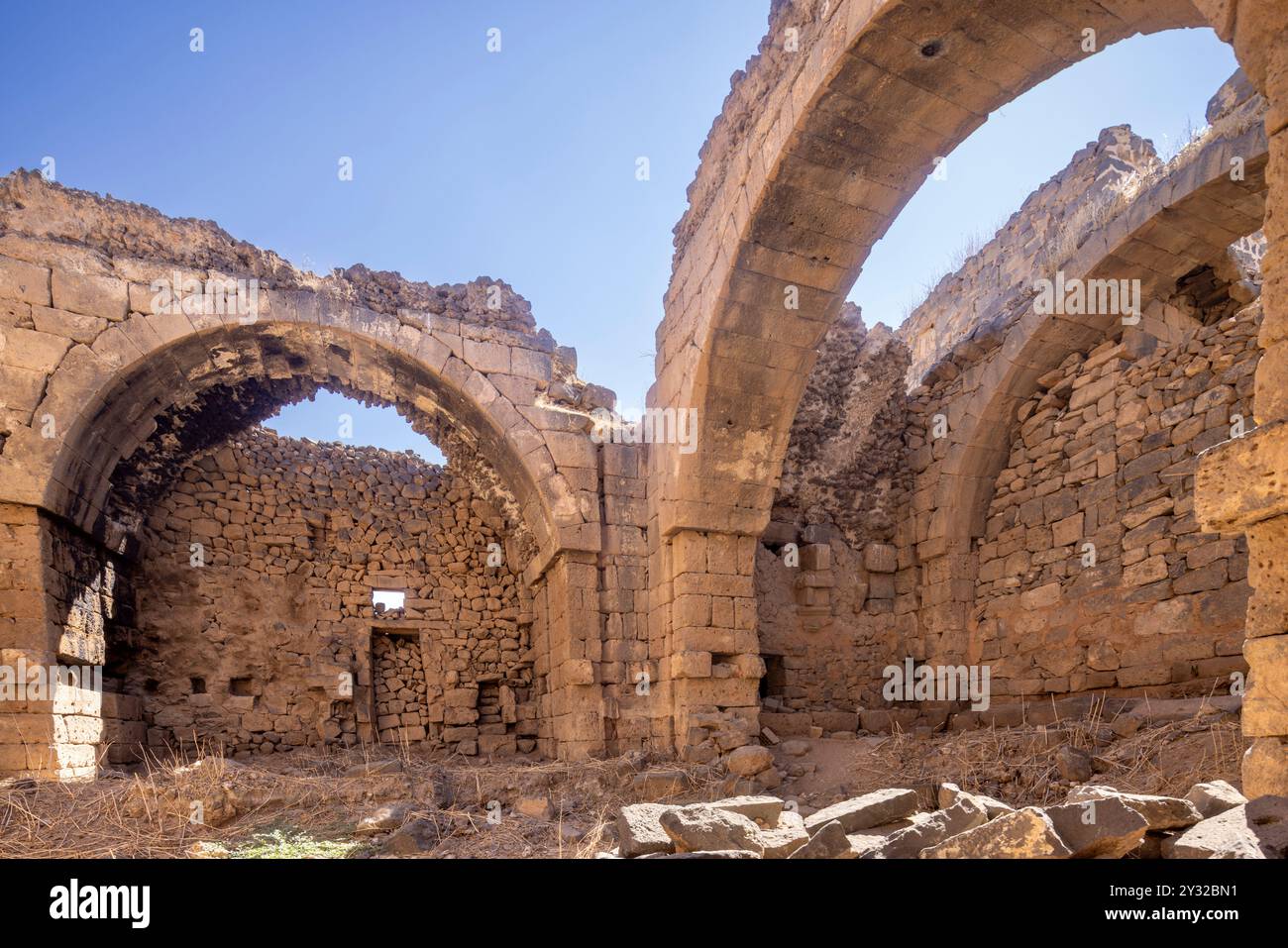 Bagni del sud, Bosra, Siria Foto Stock