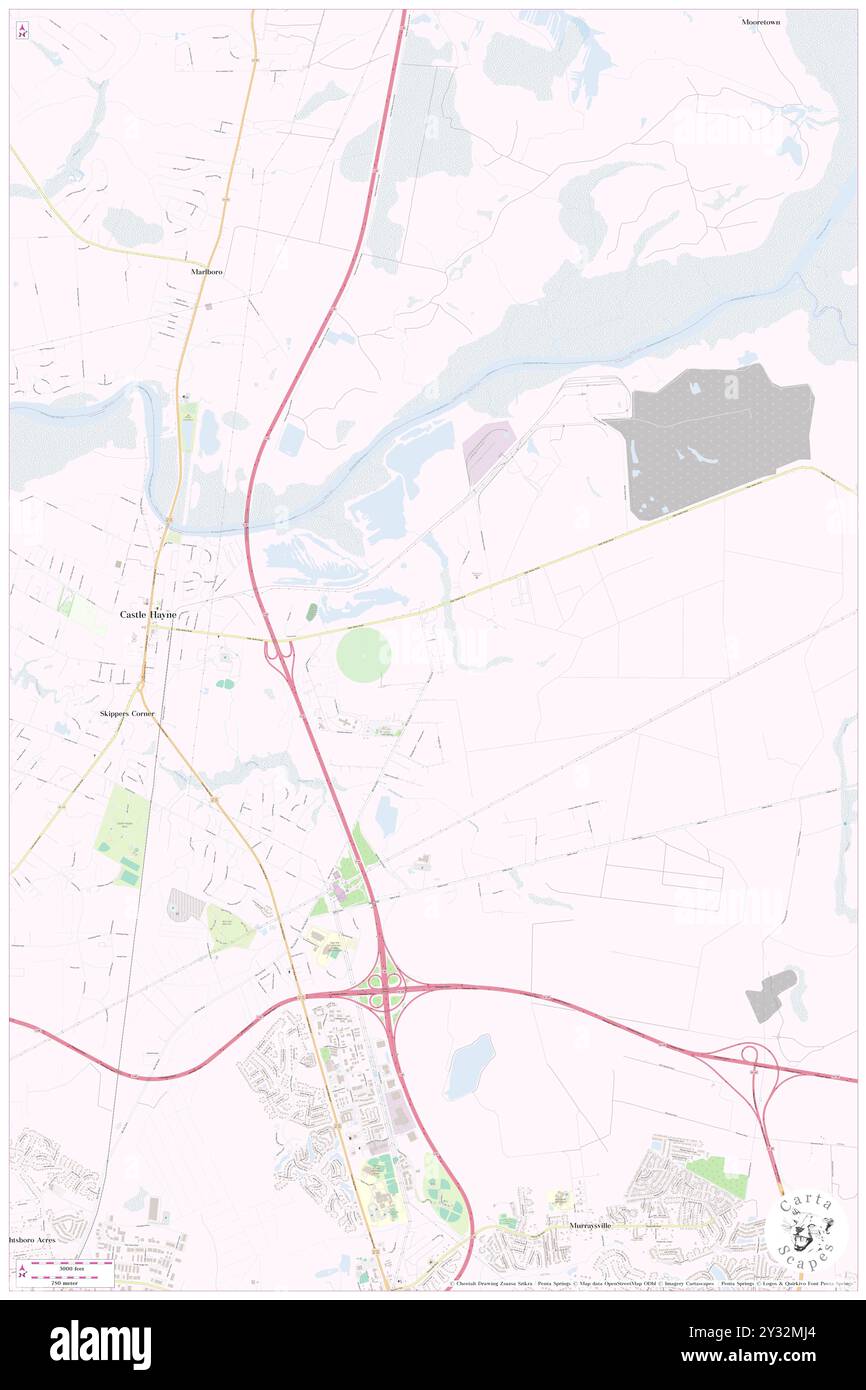 James Mobile Home Park, New Hanover County, Stati Uniti, Carolina del Nord, N 34 21' 7'', S 77 51' 57'', MAP, Cartascapes Map pubblicata nel 2024. Esplora Cartascapes, una mappa che rivela i diversi paesaggi, culture ed ecosistemi della Terra. Viaggia attraverso il tempo e lo spazio, scoprendo l'interconnessione del passato, del presente e del futuro del nostro pianeta. Foto Stock