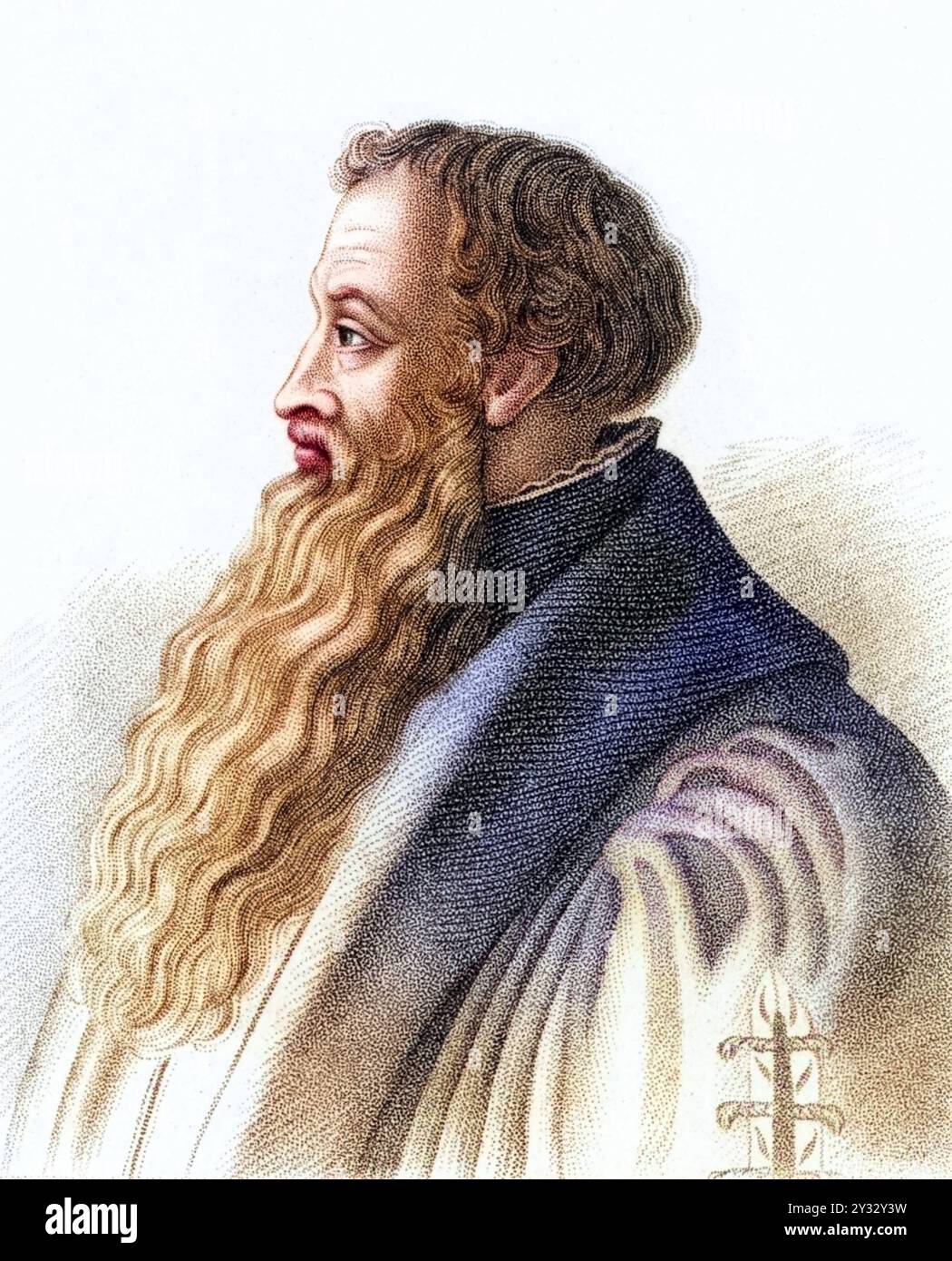 Johannes a lasco oder Jan Laski ca. 1499 1560, polnischer protestantischer Geistlicher der Reformation. Auf Einladung Cranmers wurde er Anführer der p Foto Stock