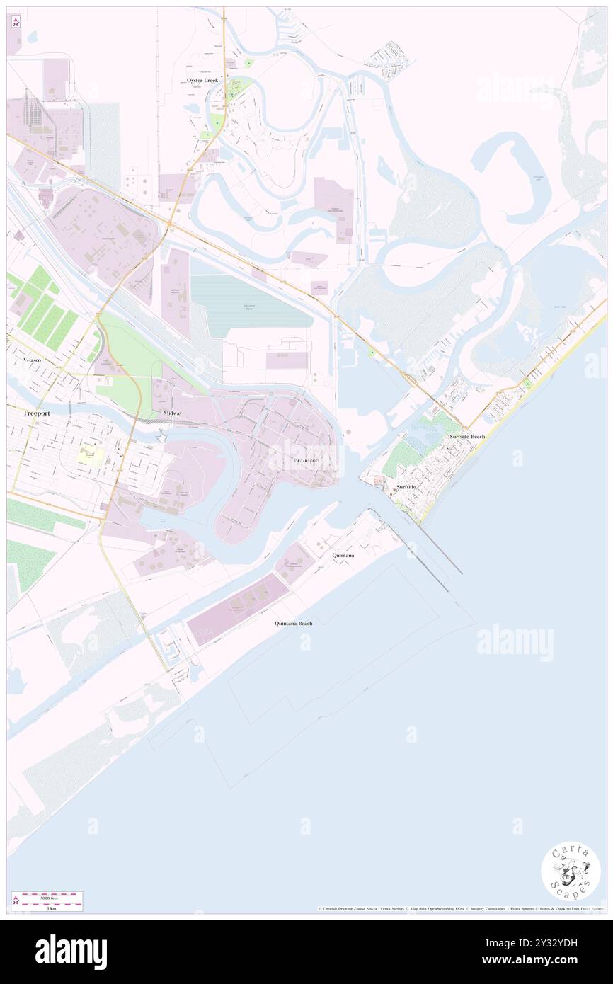 Brazosport, Brazoria County, Stati Uniti, Stati Uniti, Texas, N 28 56' 49'', S 95 18' 51'', MAP, Cartascapes Map pubblicata nel 2024. Esplora Cartascapes, una mappa che rivela i diversi paesaggi, culture ed ecosistemi della Terra. Viaggia attraverso il tempo e lo spazio, scoprendo l'interconnessione del passato, del presente e del futuro del nostro pianeta. Foto Stock