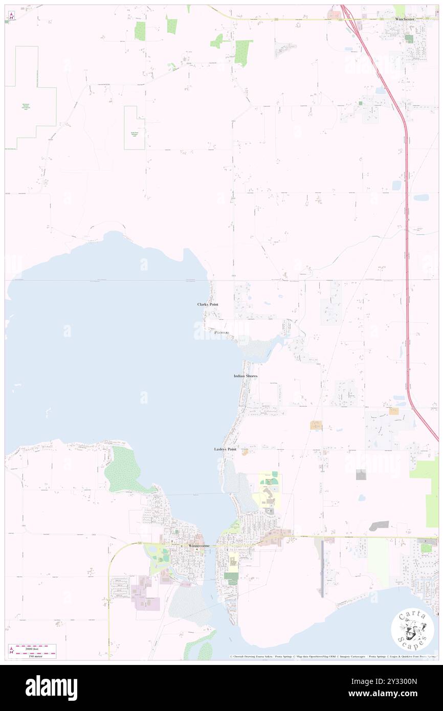 Piacenza, Winnebago County, Stati Uniti, Wisconsin, N 44 8' 46'', S 88 42' 26'', MAP, Cartascapes Map pubblicata nel 2024. Esplora Cartascapes, una mappa che rivela i diversi paesaggi, culture ed ecosistemi della Terra. Viaggia attraverso il tempo e lo spazio, scoprendo l'interconnessione del passato, del presente e del futuro del nostro pianeta. Foto Stock