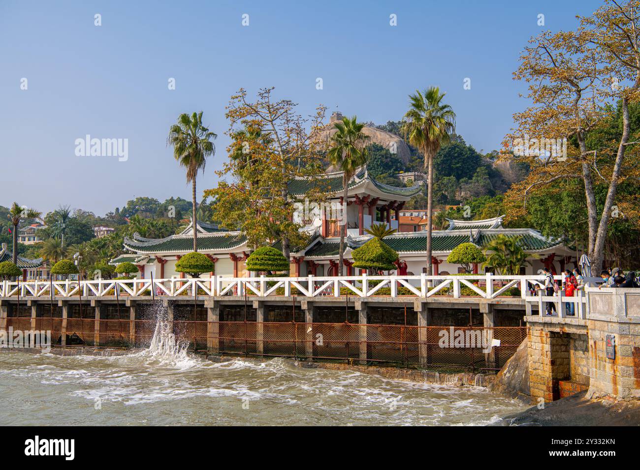 30 gennaio 2022, Xiamen, Cina: Shuzhuang Garden, giardino cinese tradizionale, Gulangyu, Xiamen provincia del Fujian Cina Foto Stock
