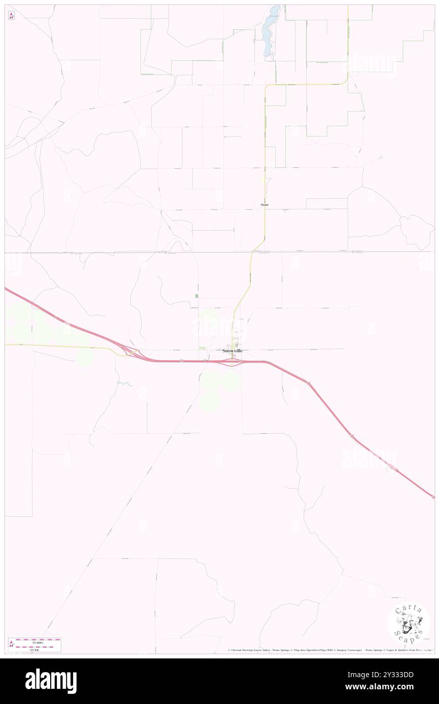 Snowville, Box Elder County, Stati Uniti, Utah, N 41 57' 55'', S 112 42' 34'', MAP, Cartascapes Map pubblicata nel 2024. Esplora Cartascapes, una mappa che rivela i diversi paesaggi, culture ed ecosistemi della Terra. Viaggia attraverso il tempo e lo spazio, scoprendo l'interconnessione del passato, del presente e del futuro del nostro pianeta. Foto Stock