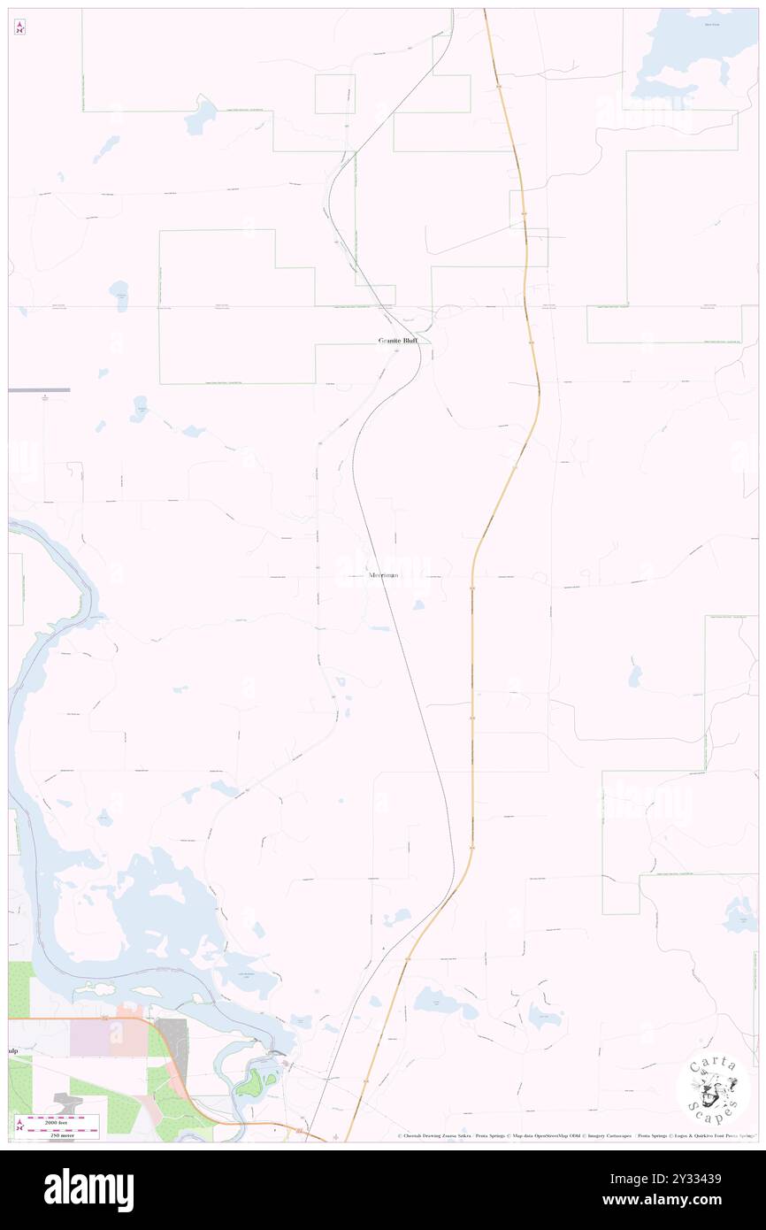 Merriman, Dickinson County, Stati Uniti, Michigan, N 45 55' 2'', S 88 3' 20'', MAP, Cartascapes Map pubblicata nel 2024. Esplora Cartascapes, una mappa che rivela i diversi paesaggi, culture ed ecosistemi della Terra. Viaggia attraverso il tempo e lo spazio, scoprendo l'interconnessione del passato, del presente e del futuro del nostro pianeta. Foto Stock