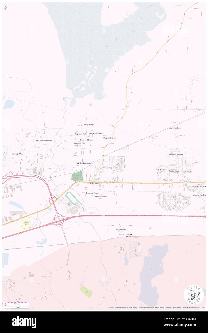 Adner, Bossier Parish, Stati Uniti, Louisiana, N 32 34' 1'', S 93 36' 28''', MAP, Cartascapes Map pubblicata nel 2024. Esplora Cartascapes, una mappa che rivela i diversi paesaggi, culture ed ecosistemi della Terra. Viaggia attraverso il tempo e lo spazio, scoprendo l'interconnessione del passato, del presente e del futuro del nostro pianeta. Foto Stock