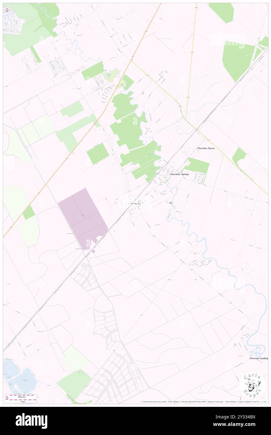 Liverpool, Brazoria County, Stati Uniti, Stati Uniti, Texas, N 29 17' 41'', S 95 16' 43'', MAP, Cartascapes Map pubblicata nel 2024. Esplora Cartascapes, una mappa che rivela i diversi paesaggi, culture ed ecosistemi della Terra. Viaggia attraverso il tempo e lo spazio, scoprendo l'interconnessione del passato, del presente e del futuro del nostro pianeta. Foto Stock