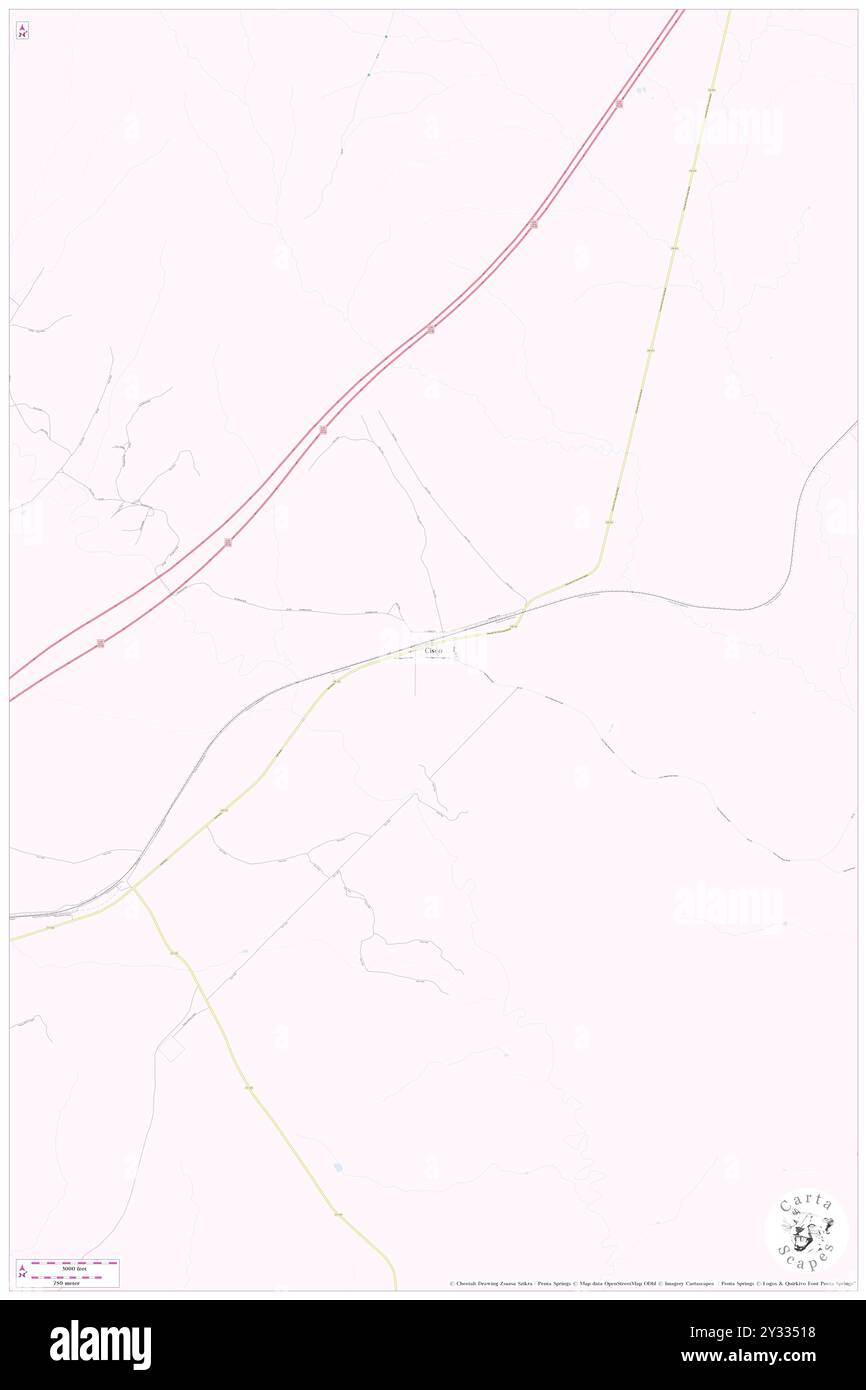 Cisco, Grand County, Stati Uniti, Stati Uniti, Utah, N 38 58' 11'', S 109 19' 14'', MAP, Cartascapes Map pubblicata nel 2024. Esplora Cartascapes, una mappa che rivela i diversi paesaggi, culture ed ecosistemi della Terra. Viaggia attraverso il tempo e lo spazio, scoprendo l'interconnessione del passato, del presente e del futuro del nostro pianeta. Foto Stock