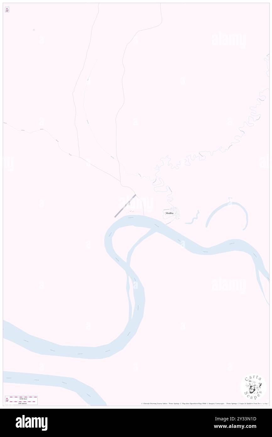 Medfra, Yukon-Koyukuk Census area, Stati Uniti, Alaska, N 63 6' 24''', S 154 42' 51'', MAP, Cartascapes Map pubblicata nel 2024. Esplora Cartascapes, una mappa che rivela i diversi paesaggi, culture ed ecosistemi della Terra. Viaggia attraverso il tempo e lo spazio, scoprendo l'interconnessione del passato, del presente e del futuro del nostro pianeta. Foto Stock