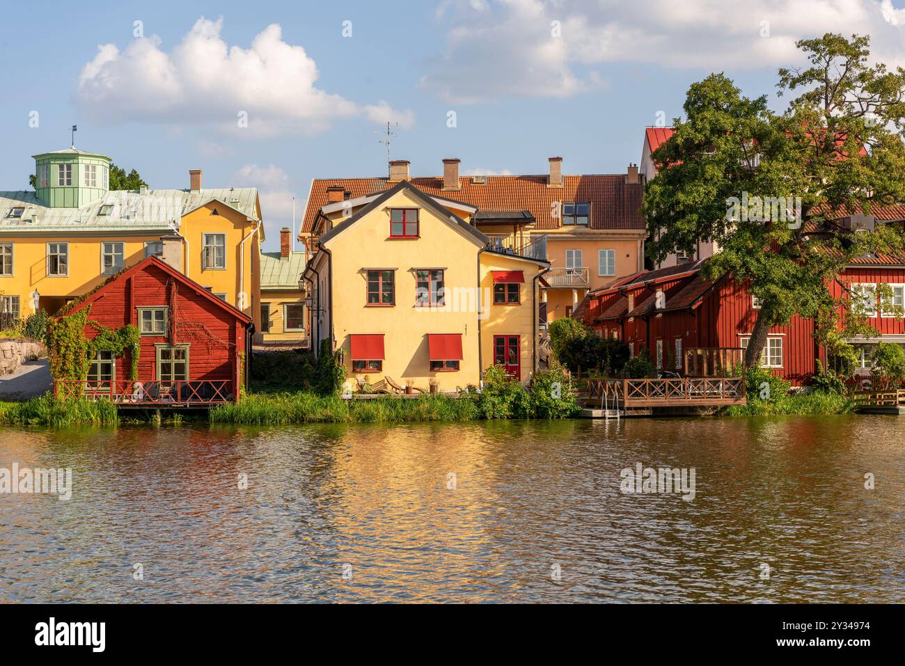 Gamla staden, città vecchia, Eskilstuna, Svezia Foto Stock