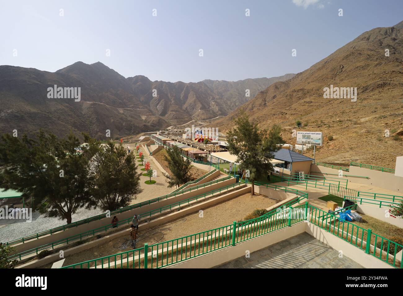 Abha , Arabia Saudita 6 luglio 2022: Bellissimi luoghi turistici nella città di Abha - Turismo saudita Foto Stock