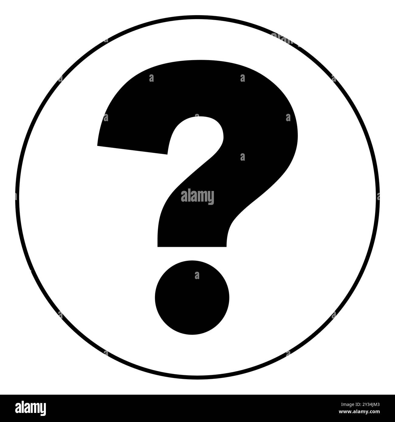 Punto interrogativo silhouette vettoriale. Icona del punto interrogativo, simbolo della figura. Punto interrogativo nero. Icona avviso di sicurezza modificabile. Illustrazione Vettoriale