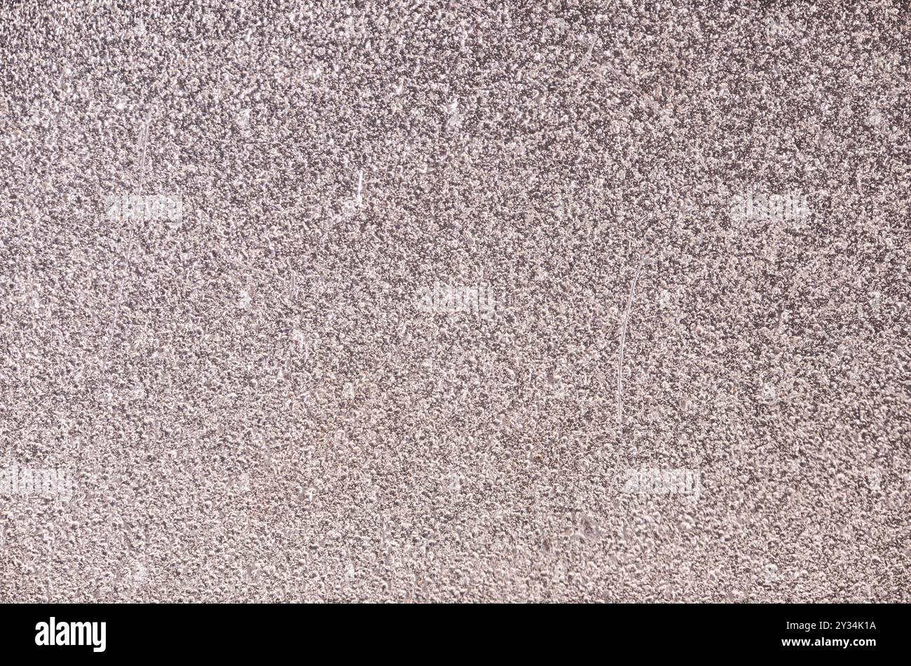 Struttura in alluminio, sfondo in metallo, fotografia ultra macro Foto Stock