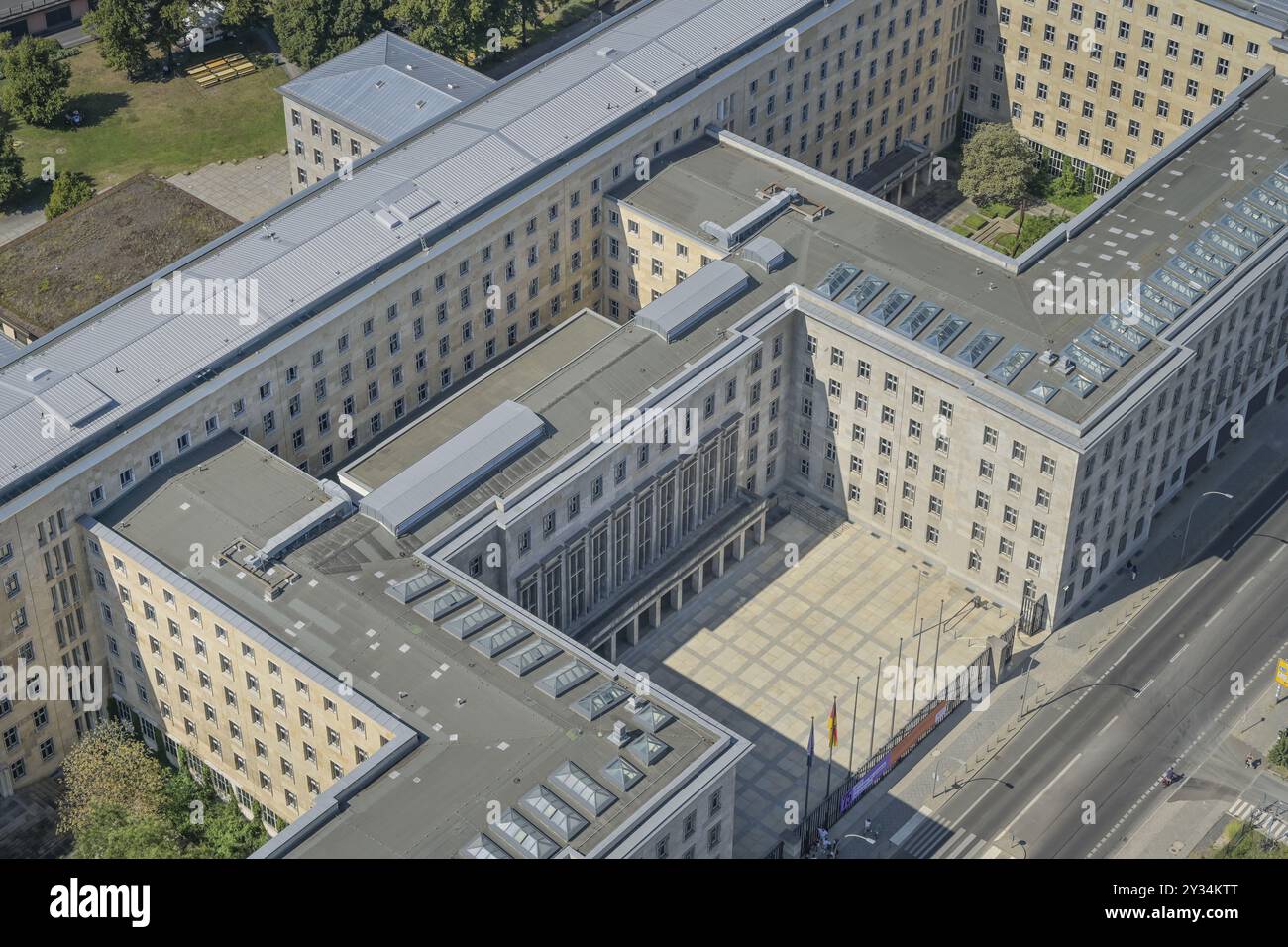 Ministero federale delle Finanze, Wilhelmstrasse, Mitte, Berlino, Germania, Europa Foto Stock