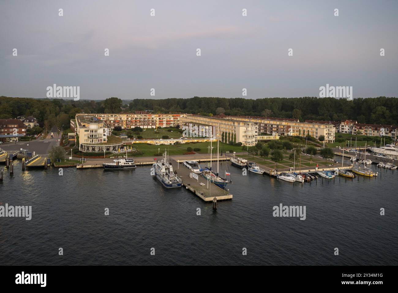 Rosenhof, casa di riposo e appartamenti per vacanze, Poetenitz, Baltico spa Travemuende, Baia di Lubecca, Lubecca, Schleswig-Holstein, Germania, Europa Foto Stock