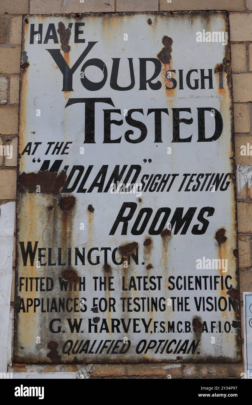 Pubblicità pubblicitaria vintage Foto Stock