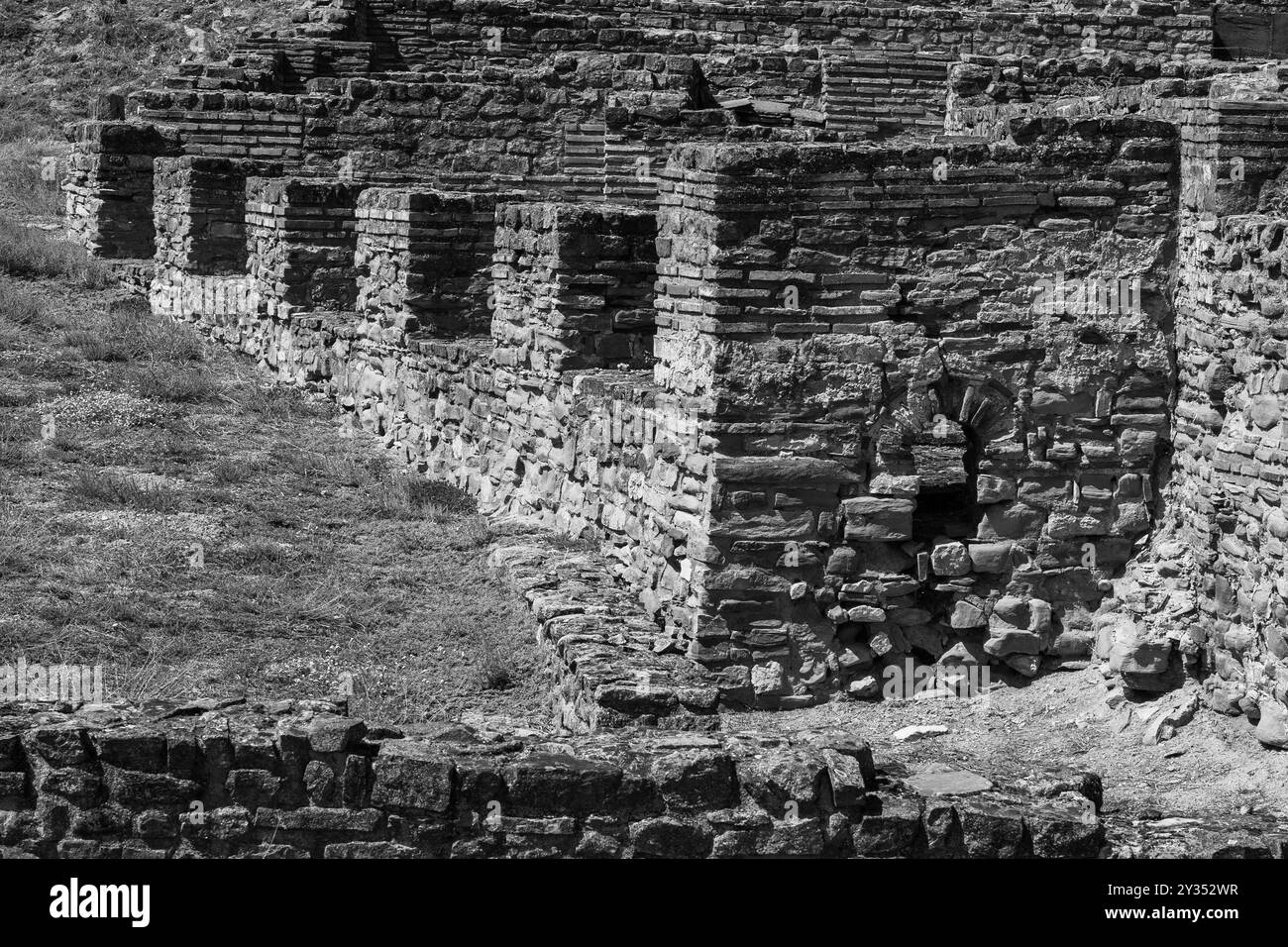Storia della scoperta: Antica città macedone di Stobi dal 359 a.C. Foto Stock