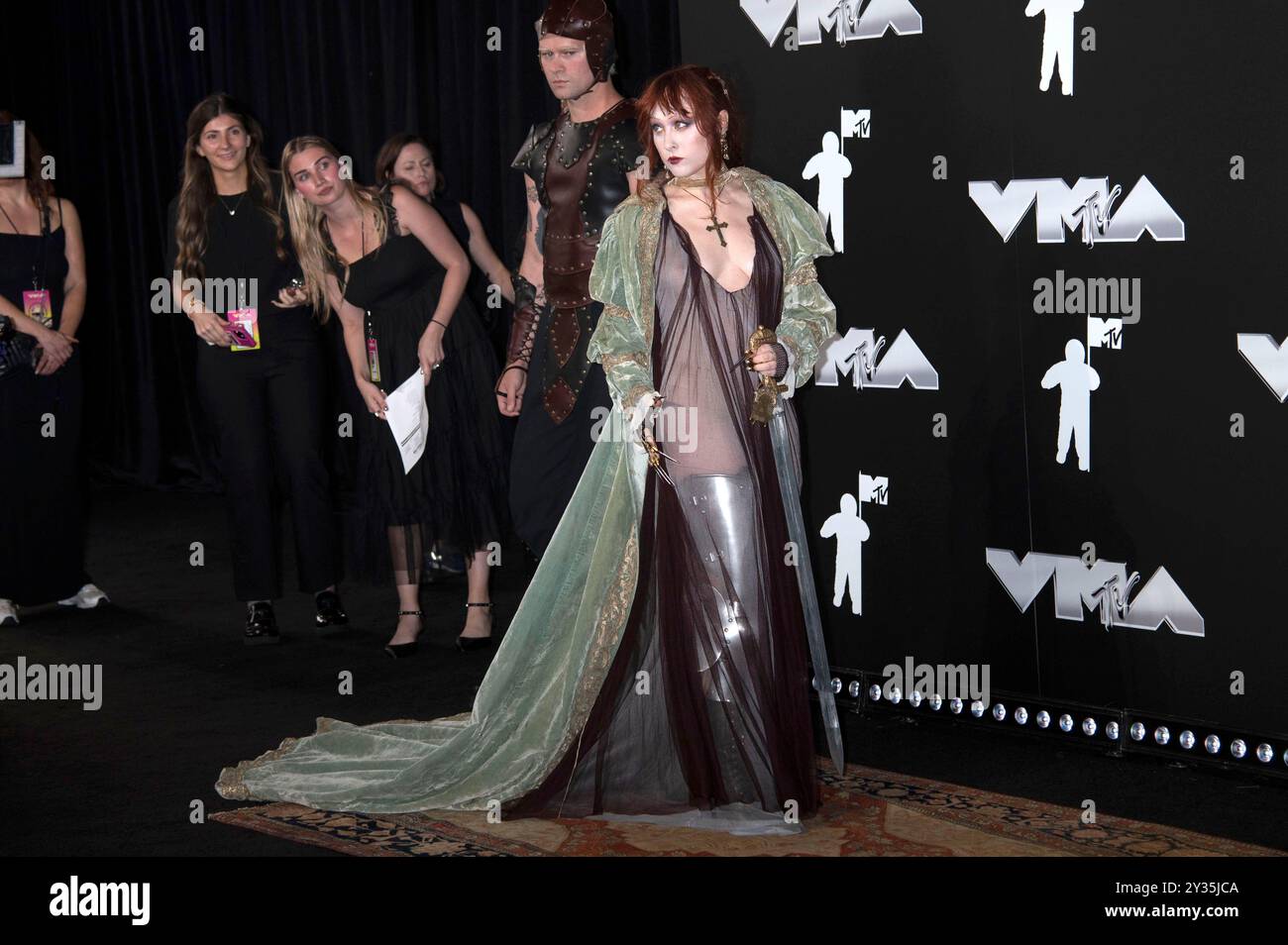 Chappell Roan bei der Verleihung der MTV Video Music Awards 2024 alla UBS Arena, New York, 11.09.2024 Foto Stock