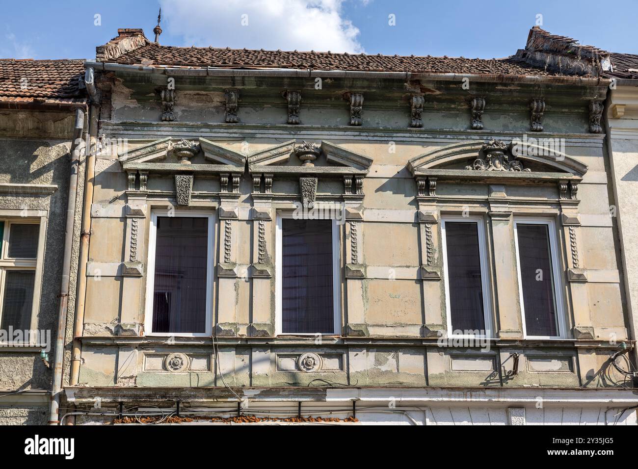 Dimora storica, strada Prundului, Brasov, Romania Foto Stock
