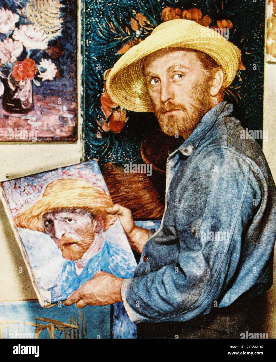 La lussuria PER LA VITA 1956 MGM film con Kirk Douglas come Vincent van Gogh Foto Stock