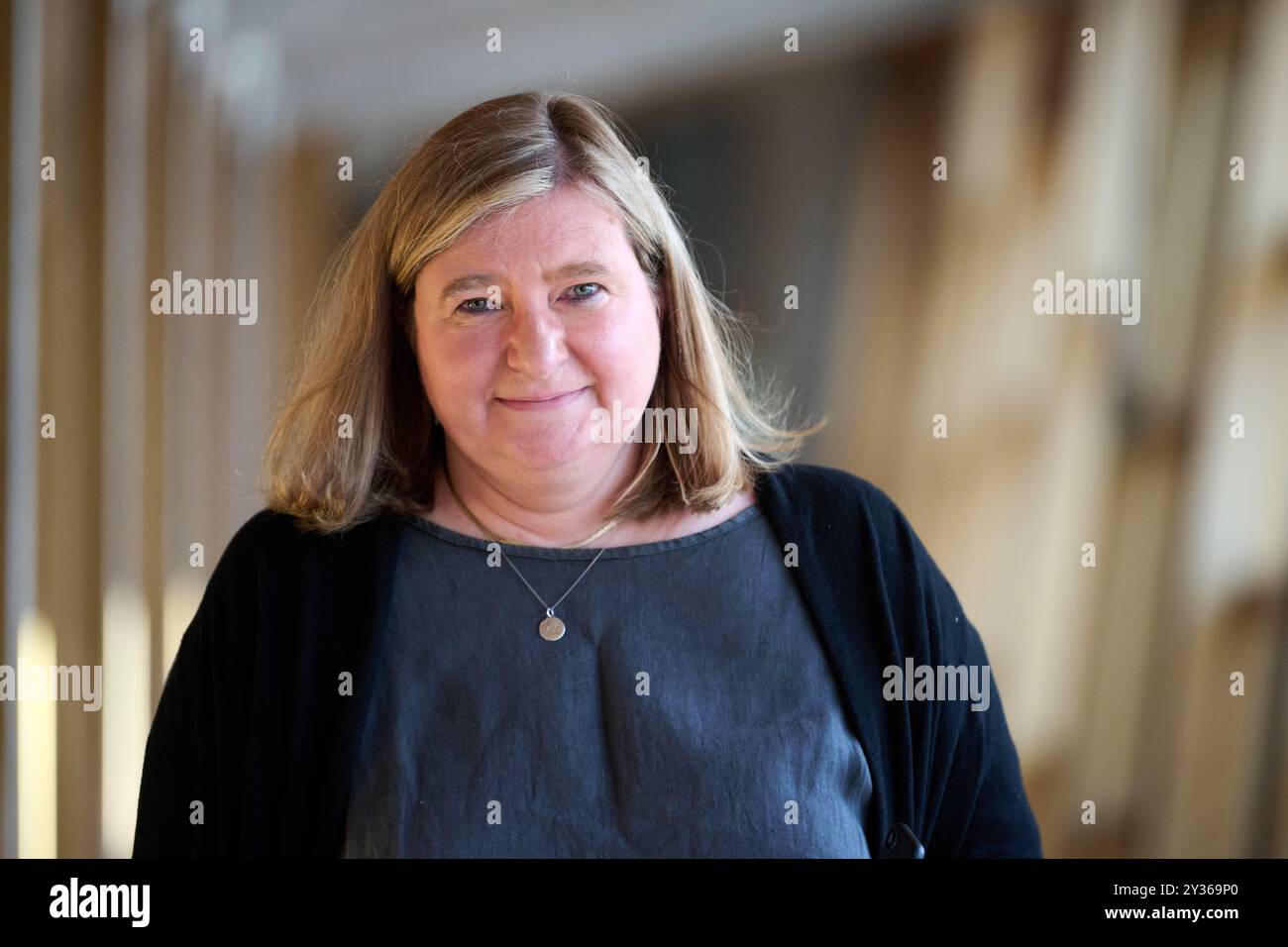 Edimburgo Scozia, Regno Unito 12 settembre 2024. Ministro della sanità pubblica e della salute delle donne Jenni Minto MSP al Parlamento scozzese. credito sst/alamy notizie in diretta Foto Stock