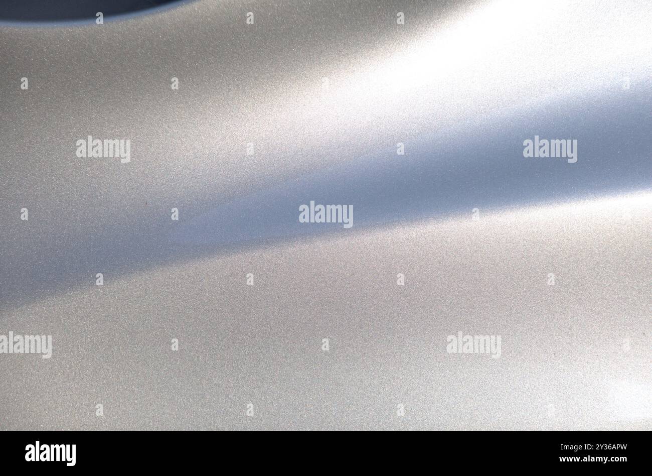 Lamiera spazzolata di un'auto Foto Stock