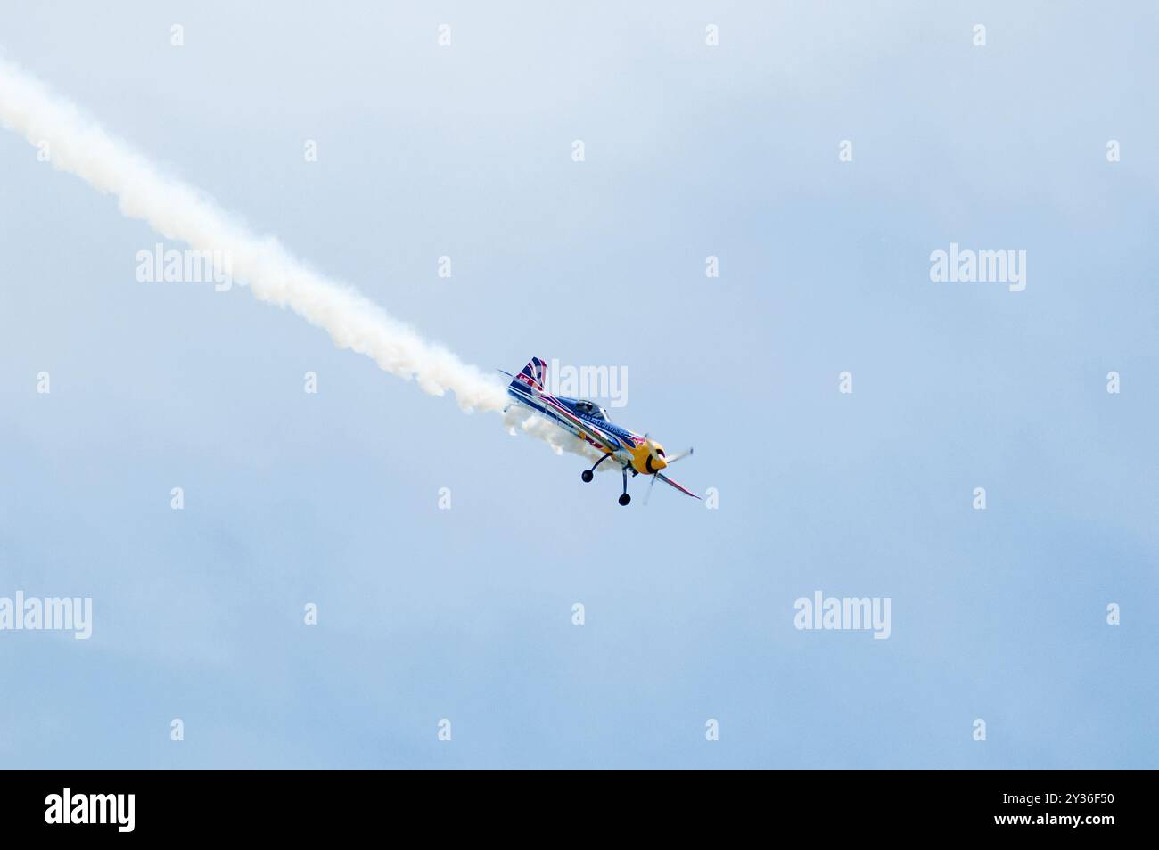 Esposizione aerea Red Bull Matadors al RAF Waddington International Air Show 2005RAF Waddington International Air Show 2005 Foto Stock