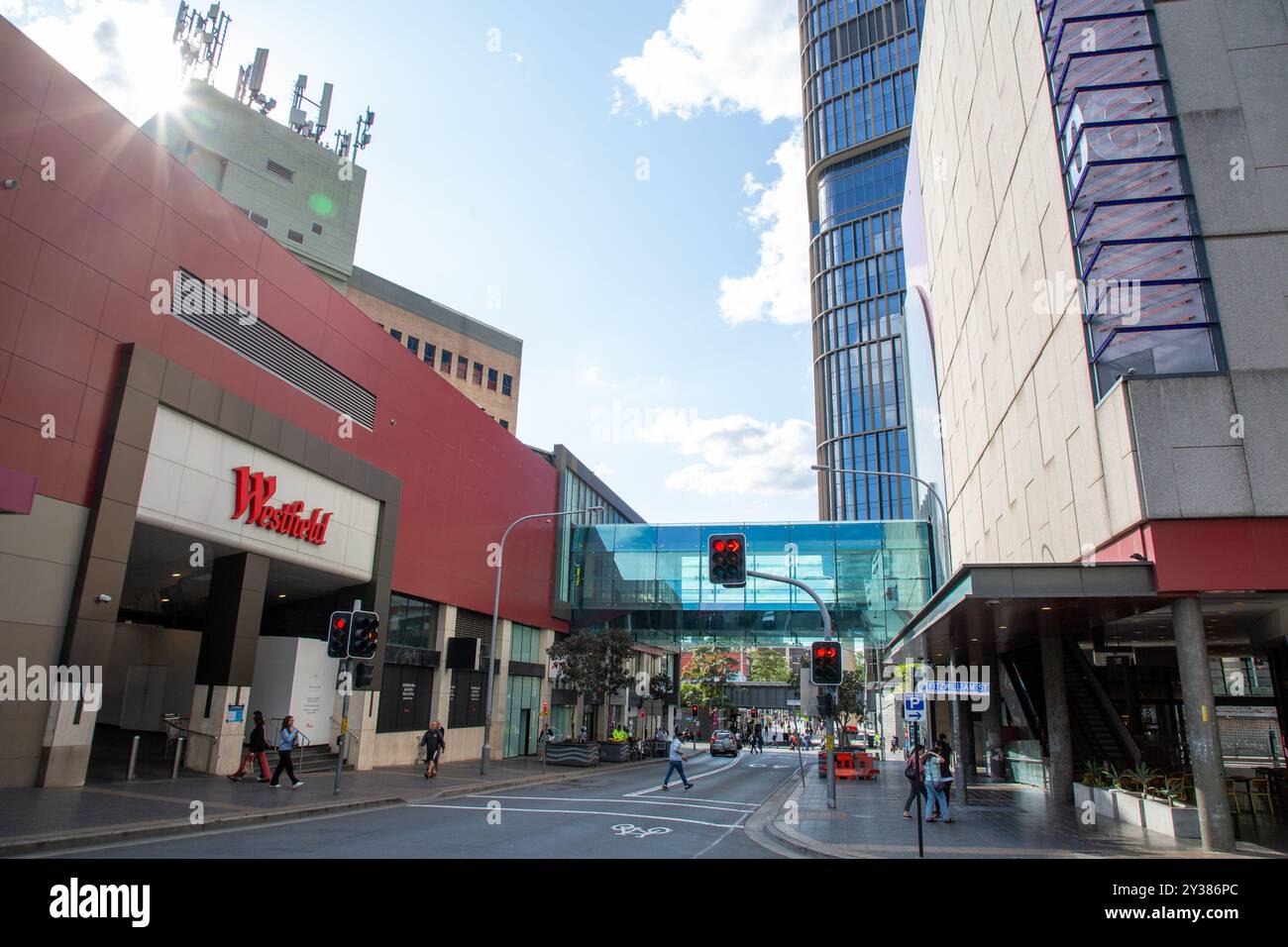 Centro commerciale Westfield Parramatta, Sydney, NSW, Australia Foto Stock