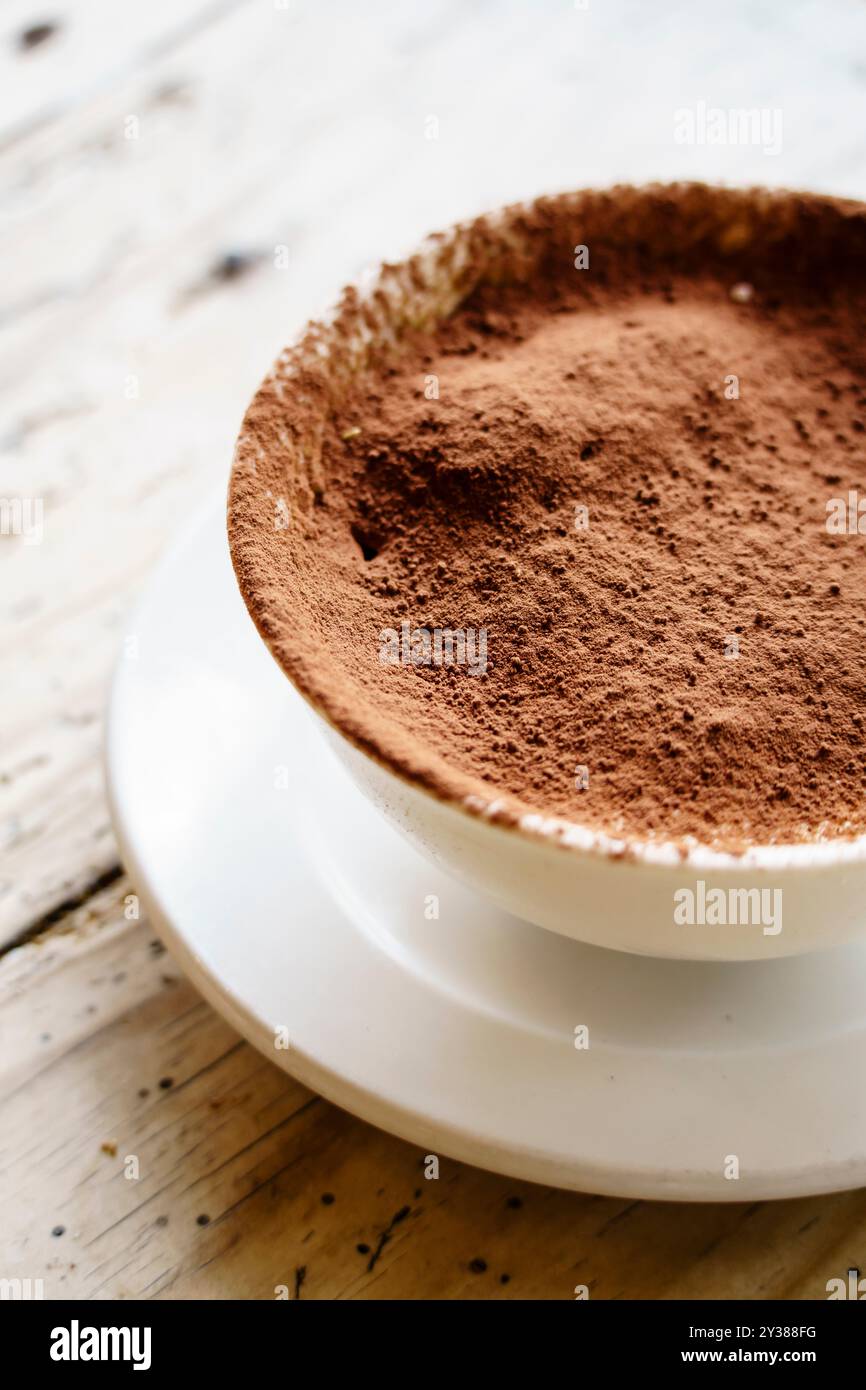 Nutella e mascarpone tiramisu, Sant Cugat del Vallès (Vallès Occidental), Catalogna, Spagna Foto Stock