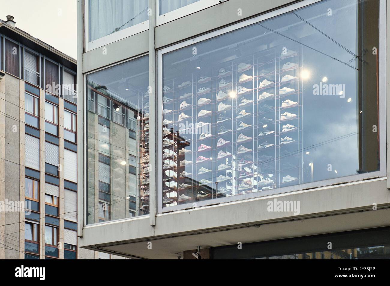 Negozio Snipes in corso Buenos Aires Milano, Italia Foto Stock