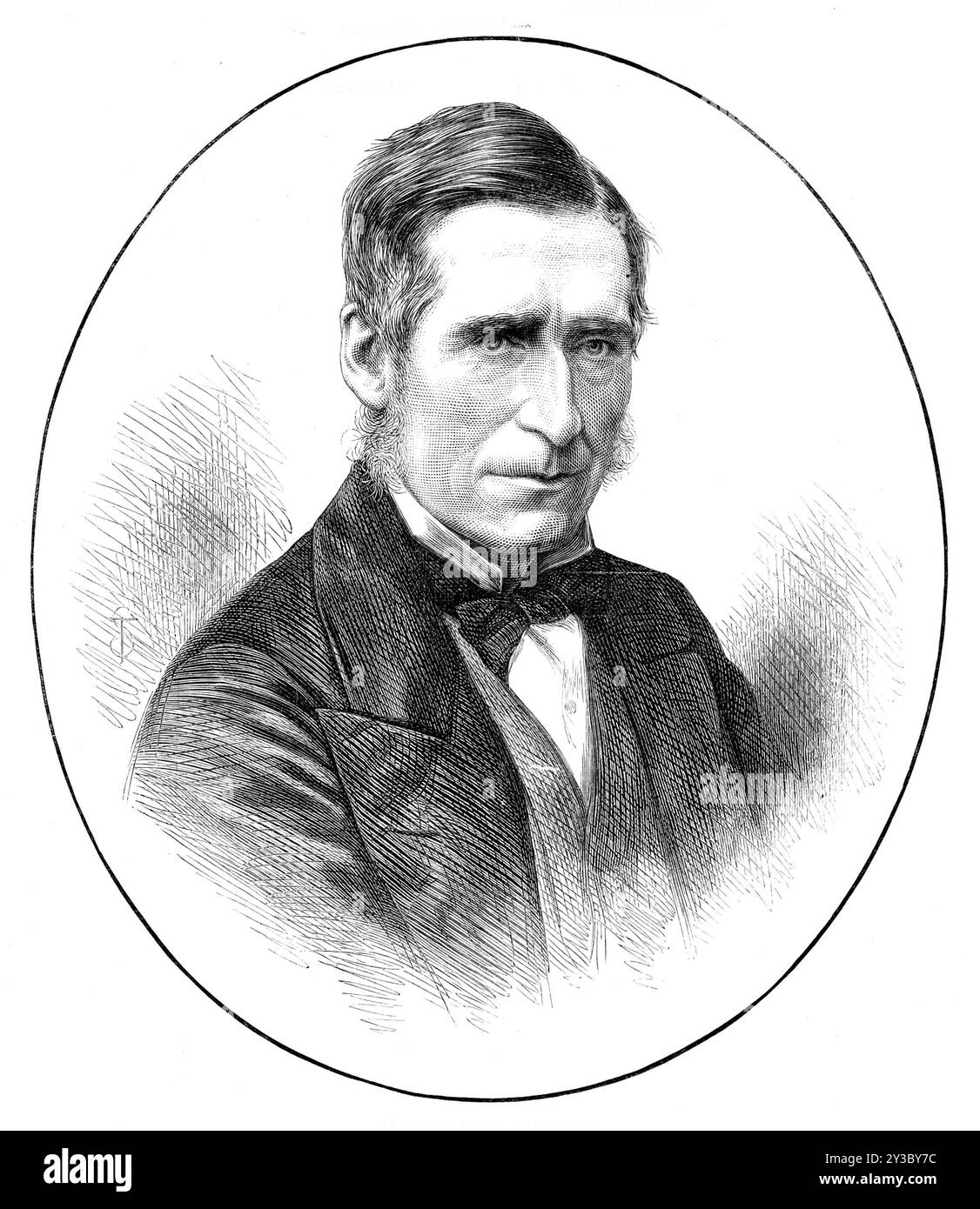 Sir James Paget, Bart., F.R.S., 1871. Incisione da una fotografia del signor B. Rangel, di un '...eminente chirurgo, sul quale la Regina era ultimamente lieta, di conferire un baronetto, in riconoscimento dei suoi servizi alla chirurgia e alla scienza patologica...fu...eletto alla cattedra di fisiologia a St. Bartholomew's, e nel 1847 fu nominato assistente chirurgo di quell'ospedale. Poco dopo fu scelto Professore di anatomia e Chirurgia al Royal College of Surgeons, in cui tenne un corso di lezioni di patologia chirurgica, che in gran parte si aggiunse alla sua reputazione...nel 1857 Foto Stock