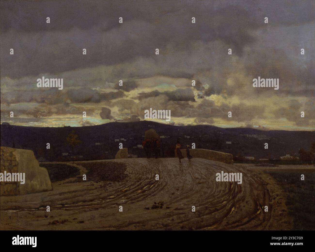 Novembre 1870. Si trova nella Collezione della Ca' Pesaro Galleria Internazionale d'Arte moderna di Venezia. Foto Stock