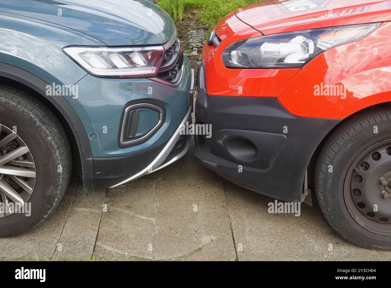 Parcheggio molto vicino Foto Stock