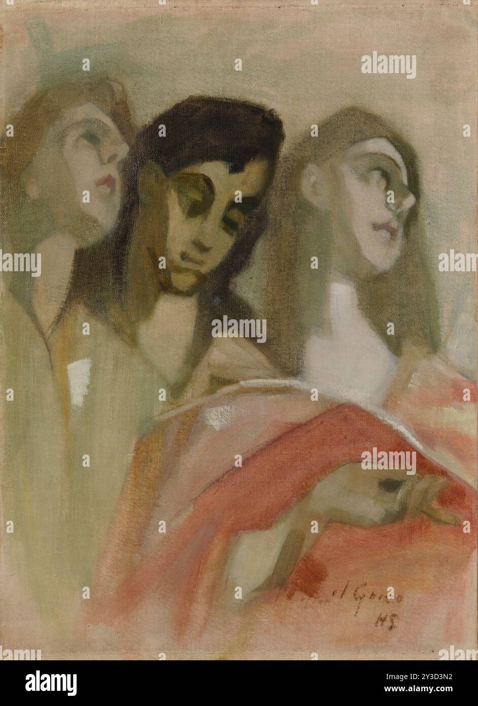 Angel Fragment, dopo El Greco, 1928-1929. Foto Stock
