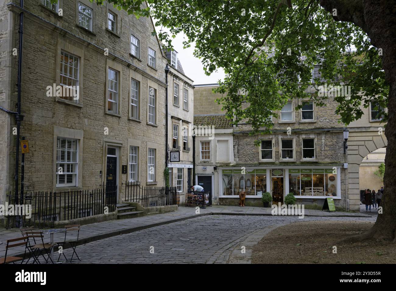 Abbey Green, Bath, Inghilterra, Gran Bretagna Foto Stock