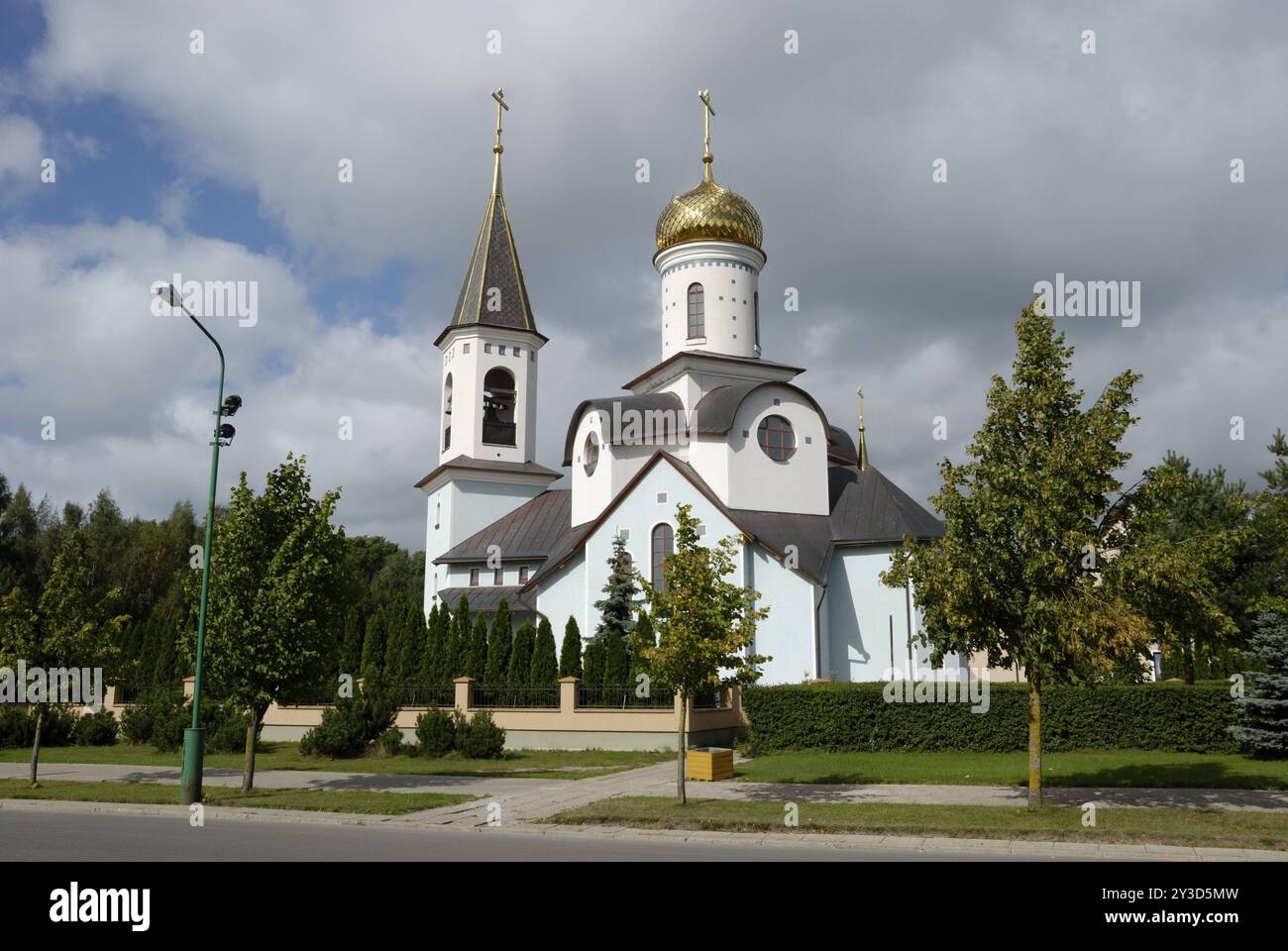 Chiesa ortodossa russa, Palanga, Lituania, Europa Foto Stock