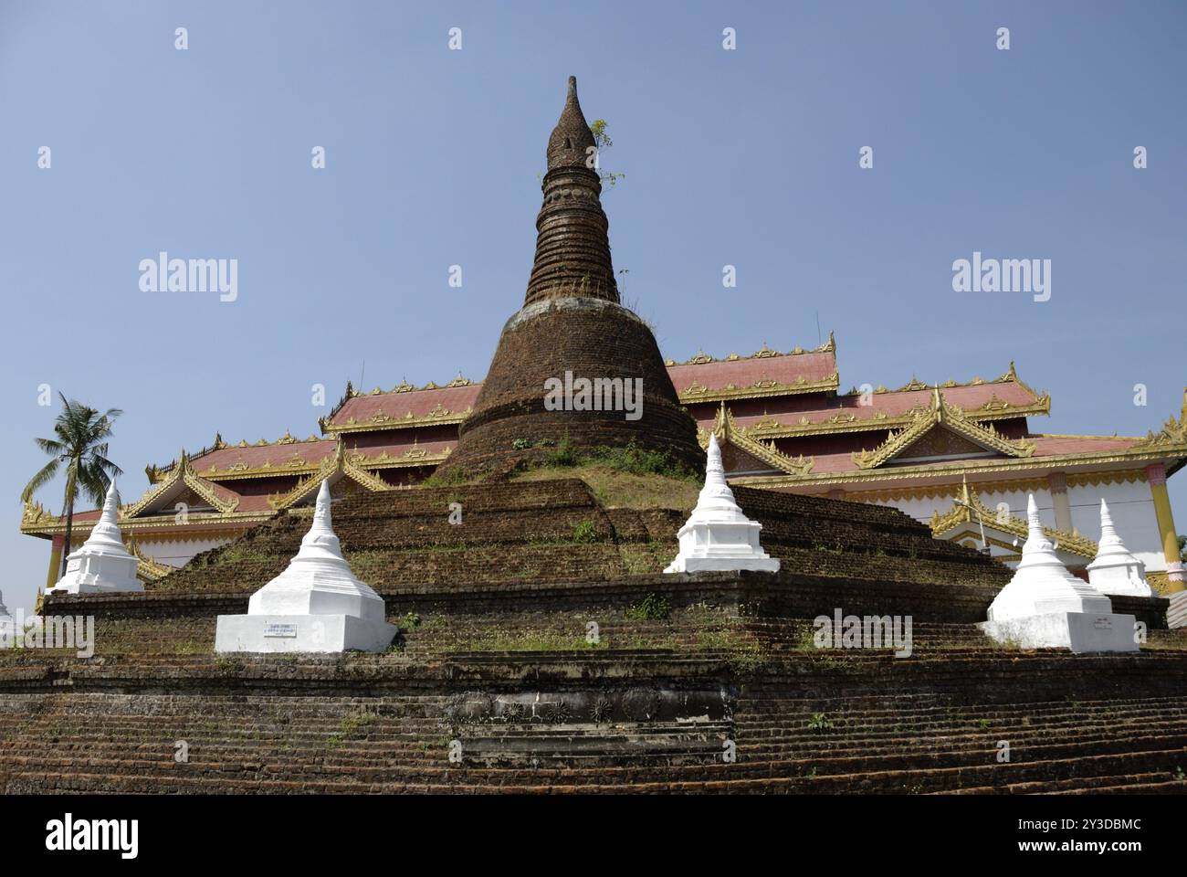 Stupa a Bago, Myanmar, Asia Foto Stock