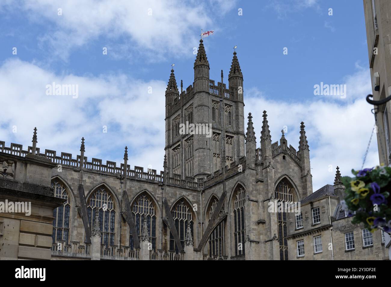 Bath Abbey, Bath, Inghilterra, Gran Bretagna Foto Stock