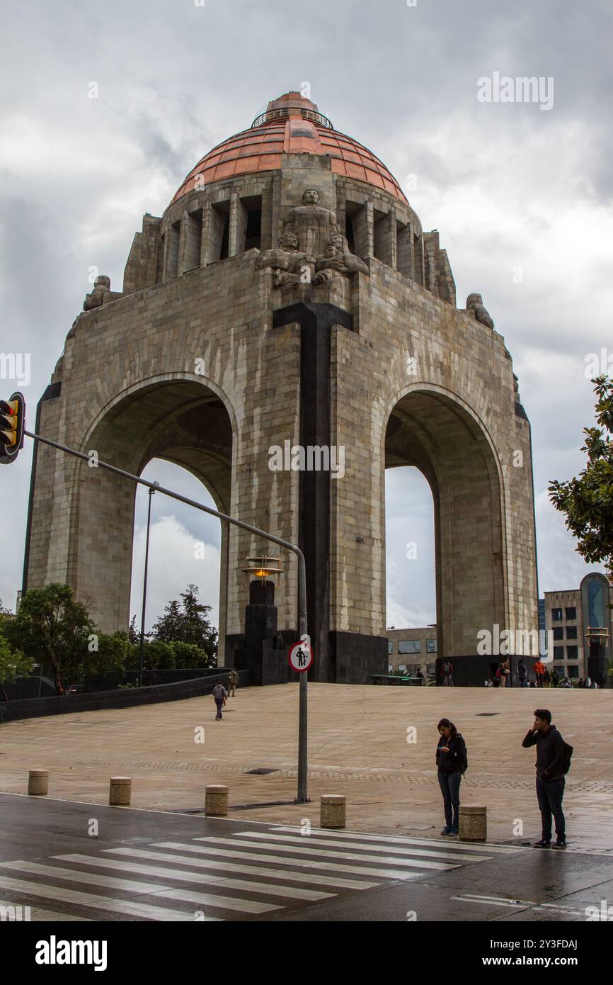 Città del Messico, Messico; 07 01 2016; Monumento della Rivoluzione a città del Messico. Foto Stock