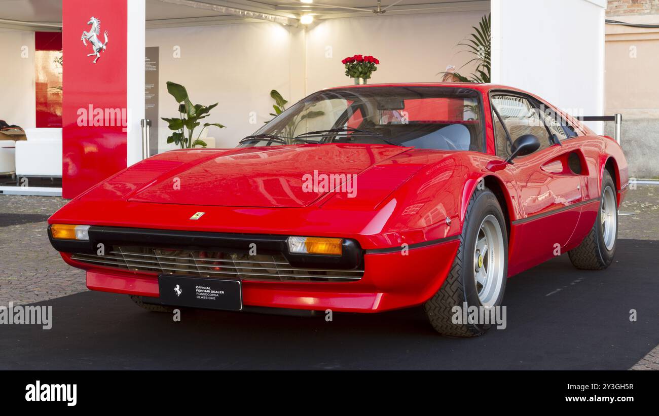 Torino, Italia. 13 settembre 2024. Ferrari 308 GTB al Salone dell'automobile di Torino 2024 Foto Stock