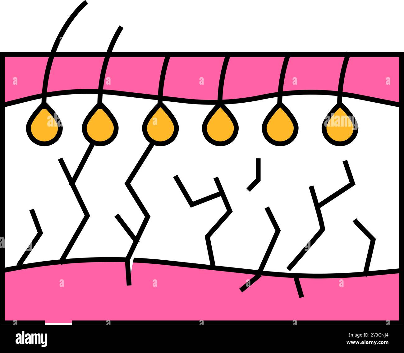illustrazione del colore dell'icona della rasatura Illustrazione Vettoriale